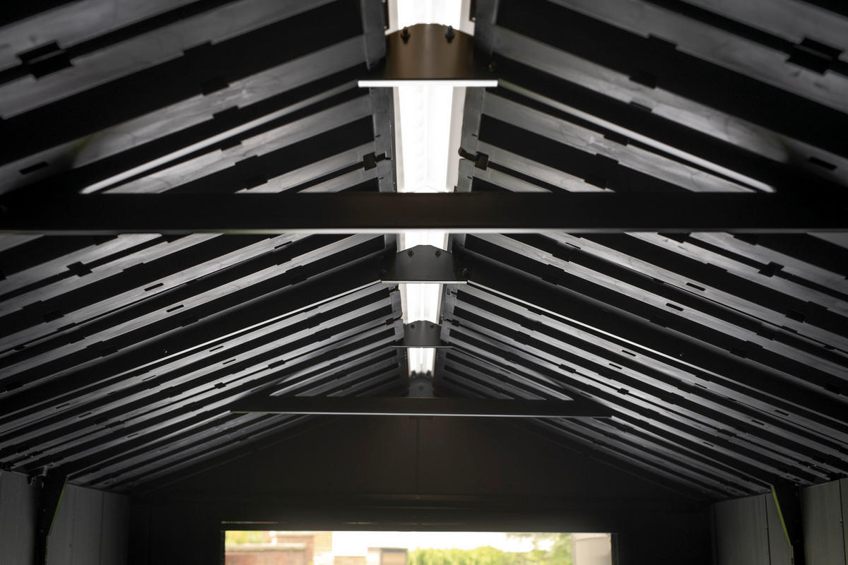GARTENHAUS Newton - Grau, Kunststoff (230/246/476cm) - Keter