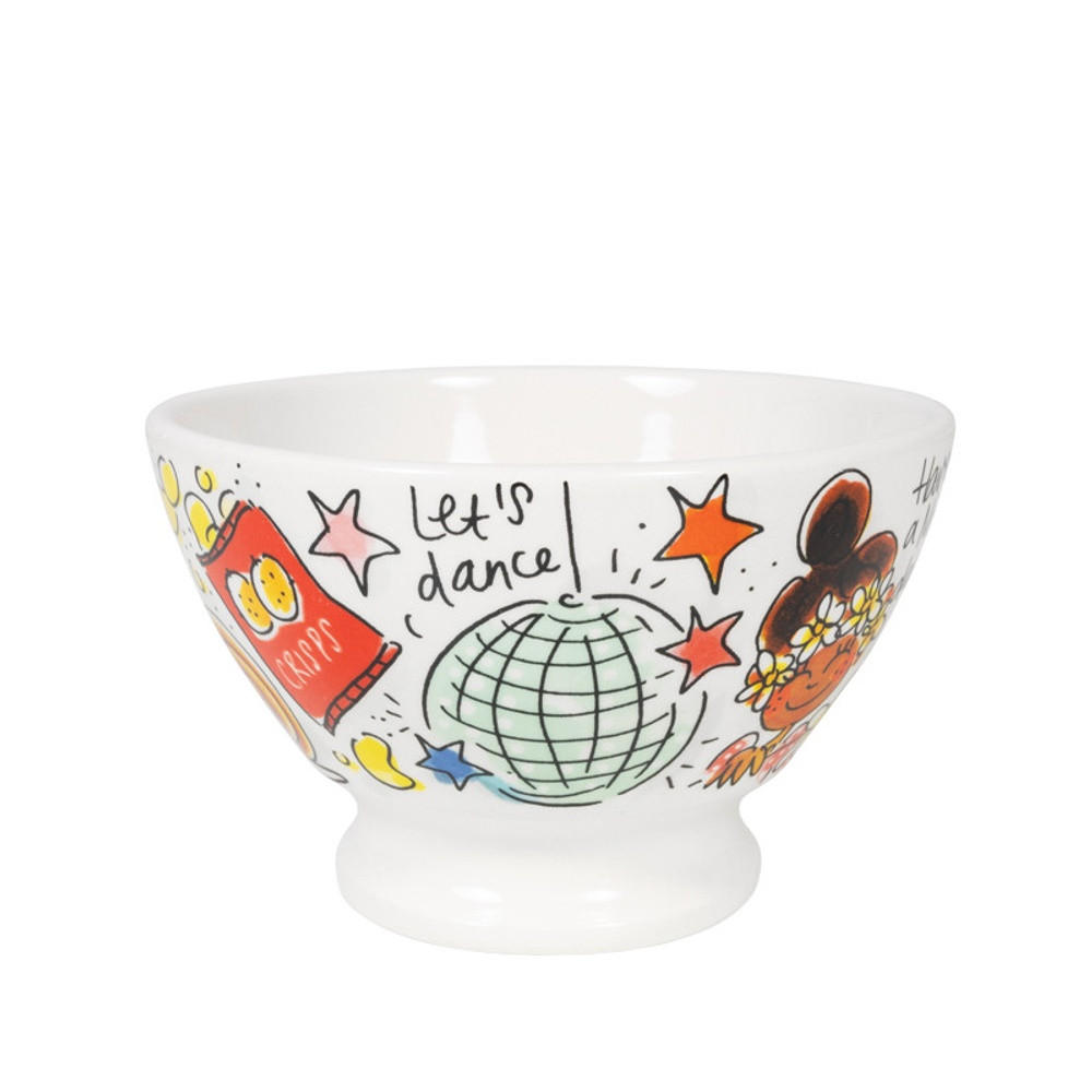 SCHALE AUF FUSS Dicke Umarmung in Bunt - 13cm - Multicolor, Keramik (12.7/8.3/7.4cm) - Blond Amsterdam