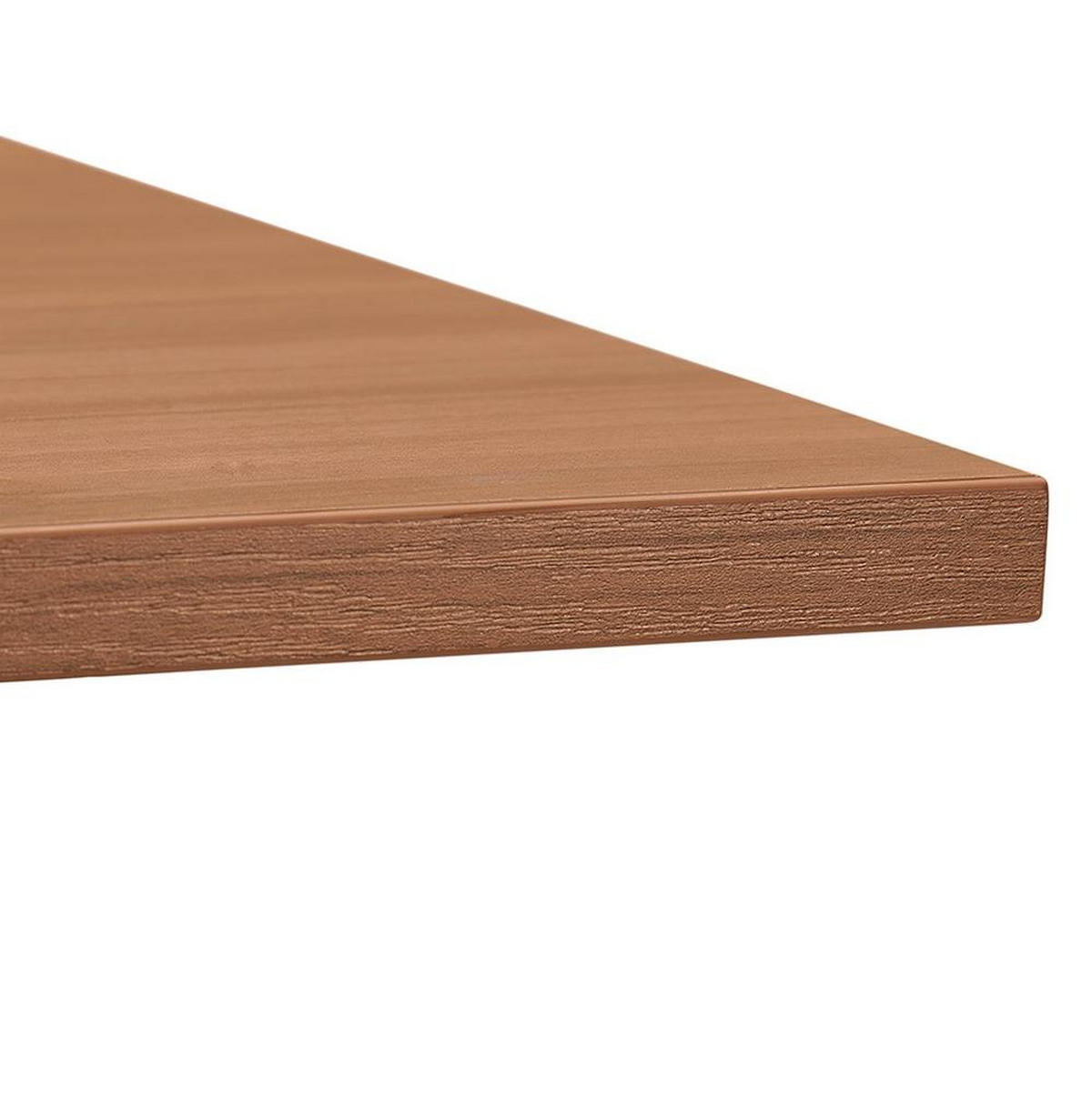 SCHREIBTISCH Höhenverstellbar Ergonomisch Design PELANO, Braun-Weiß 140x70x86,2 cm - Braun/Weiß, Holz/Metall (70/140/86cm) - KADIMA DESIGN