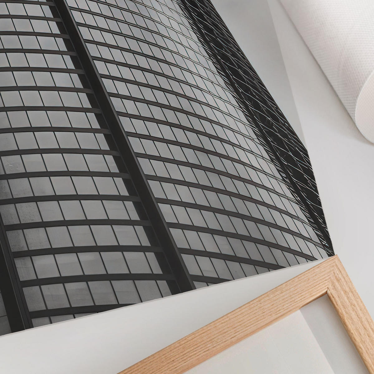 POSTER - 42x59 cm - Elowen - Stadtarchitektur - Schwarz, Textil (42/59/0.1cm) - TULUP