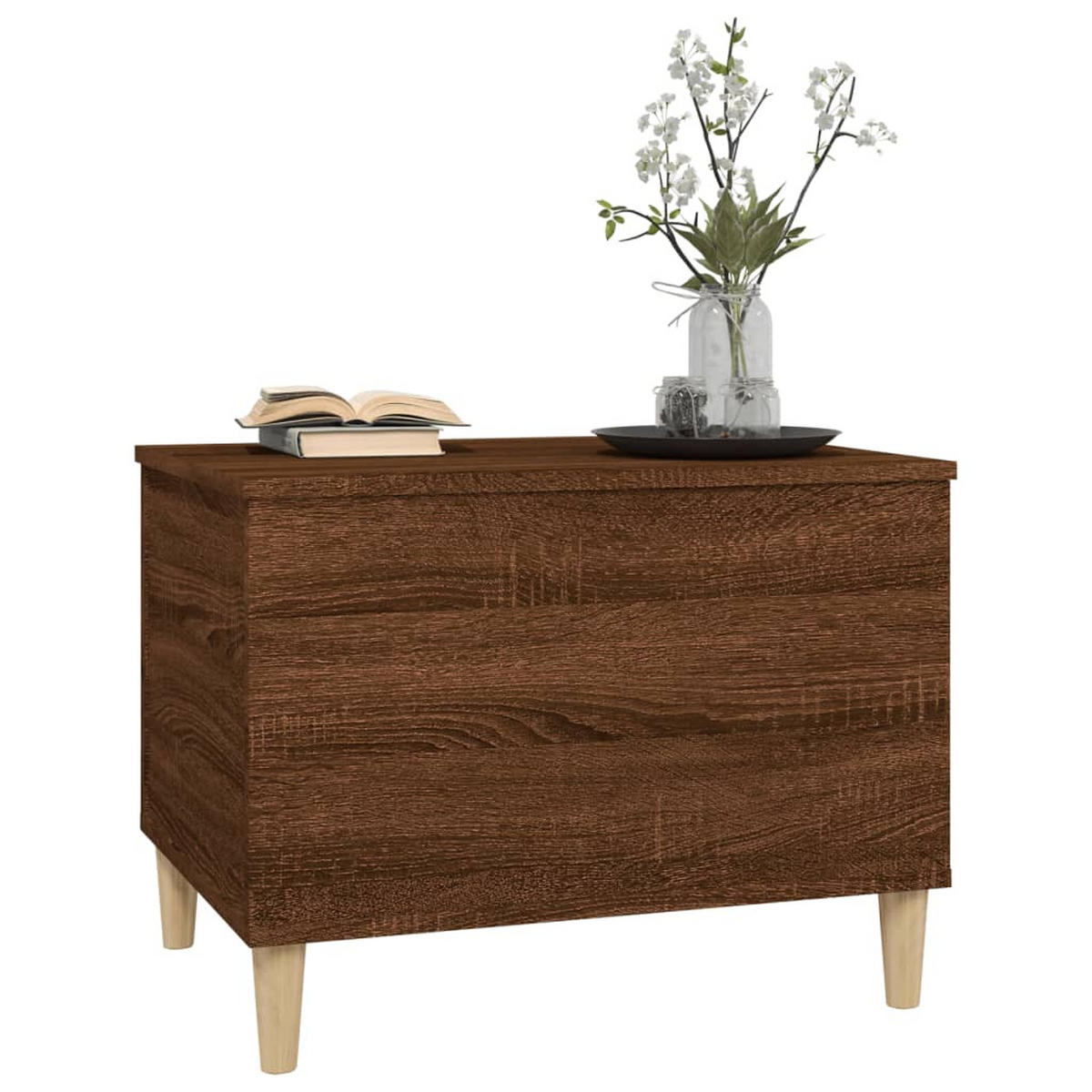 COUCHTISCH Braun Eichen-Optik 60x44,5x45 cm Holzwerkstoff - Braun, Holzwerkstoff (60/44.5/45cm) - furnicato