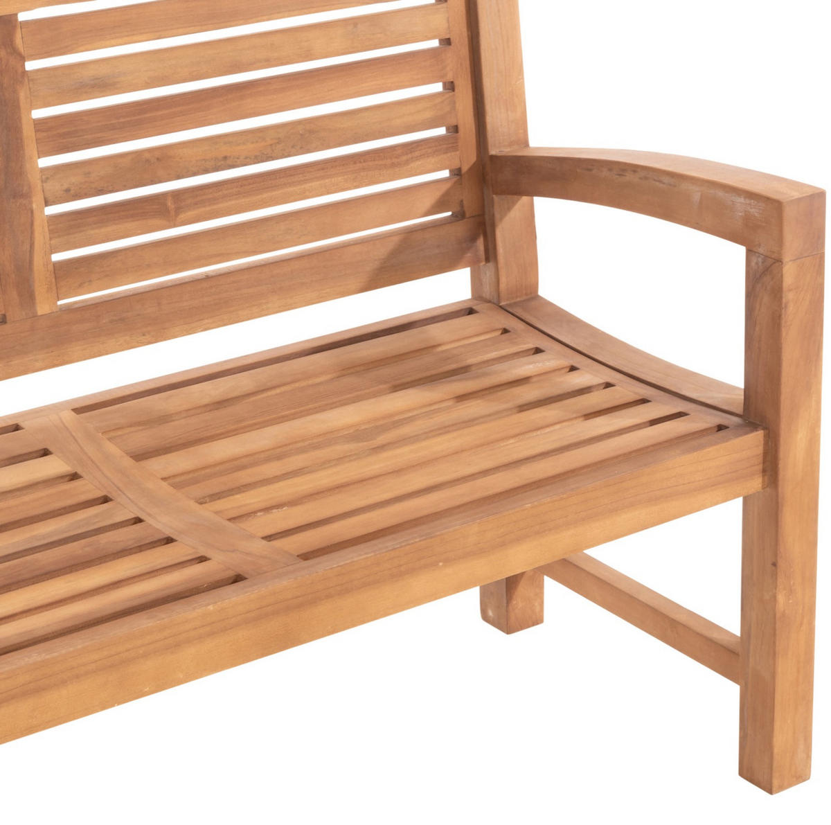 TEAKBANK Halmur 240 cmTeak - Braun, Holz (240/92/59cm) - TPFGarden