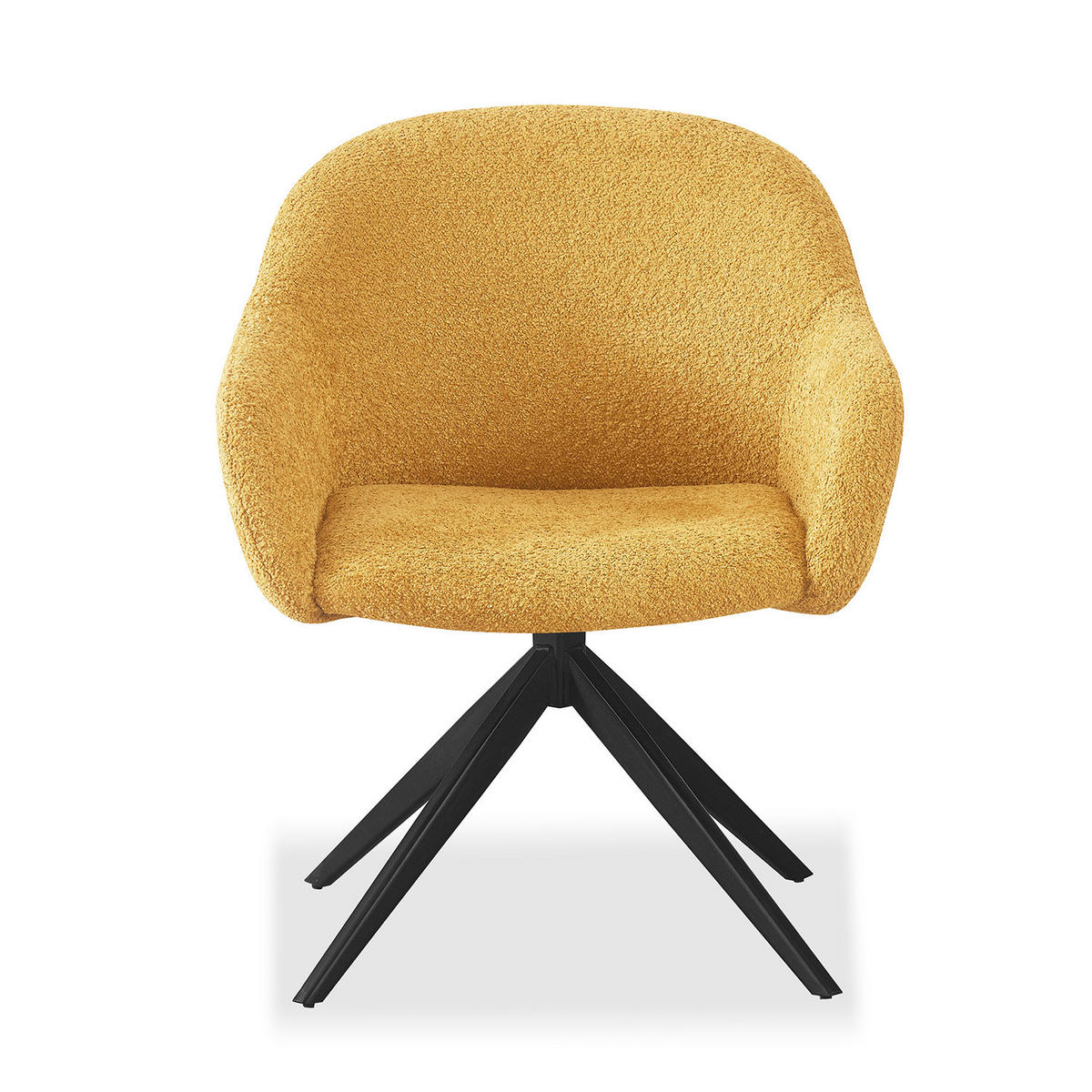 SESSEL LENA Gelb - Gelb, Metall (65/80/64cm) - B&D Home