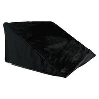 KEILKISSENHÜLLE Samt&Sonders schwarz 62/49/30 cm - Schwarz, Textil (49/62cm) - beties Heimtextil