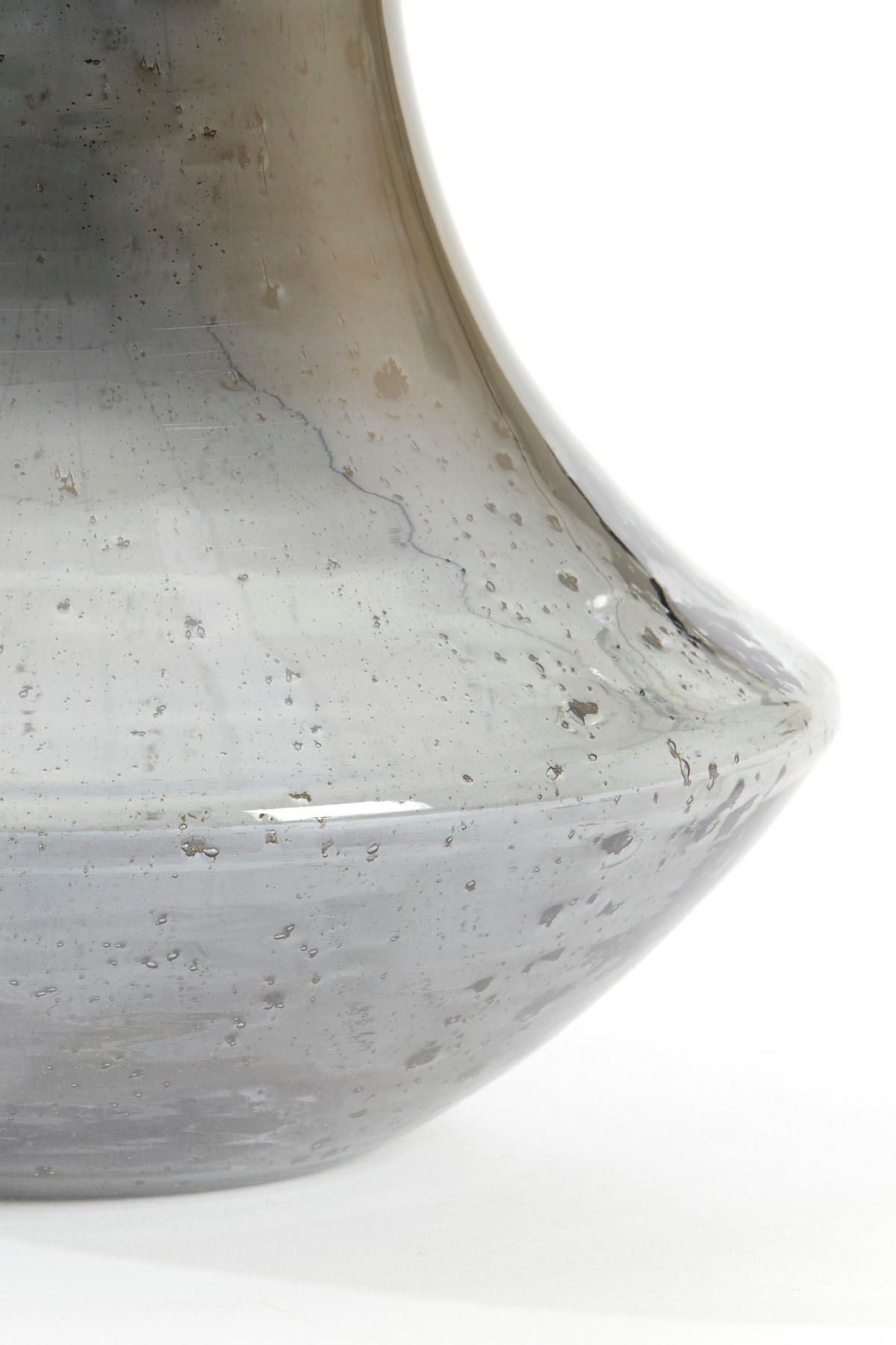 VASE Leanna Grau Ø25/40 cm - Grau, Glas (25/40cm) - Light & Living