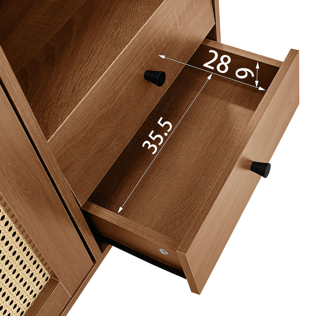 SIDEBOARD braun 130/40/75.5 cm - Braun, Holzwerkstoff (130/75.5/30cm) - Urban Meuble