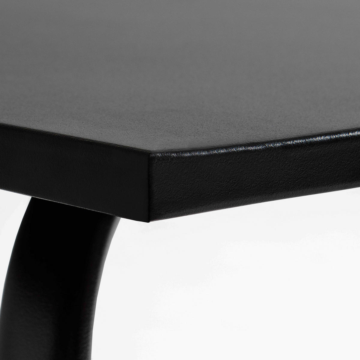 GARTENTISCH 8-Sitzer, Schwarz - Schwarz, Metall (180/90/72cm) - Oviala