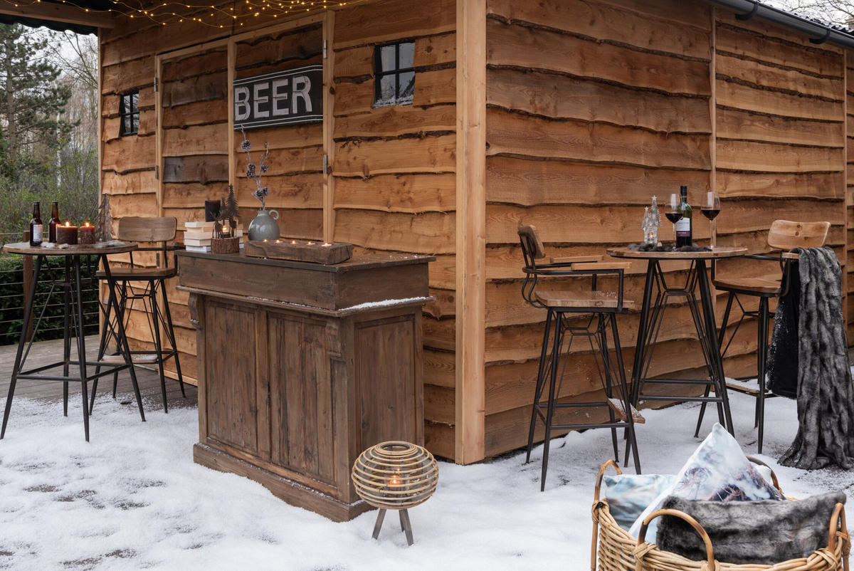 DUFTKERZE ZART - Braun - 64 Std. - 6er set - Braun, Paraffin (10/10cm) - J-Line