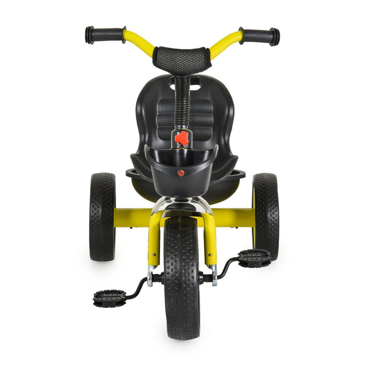 DREIRAD Hunter EVA-Reifen gelb verstellbarer Sitz, Korb, ergonomische Griffe - Gelb, Metall (75/46/64cm)