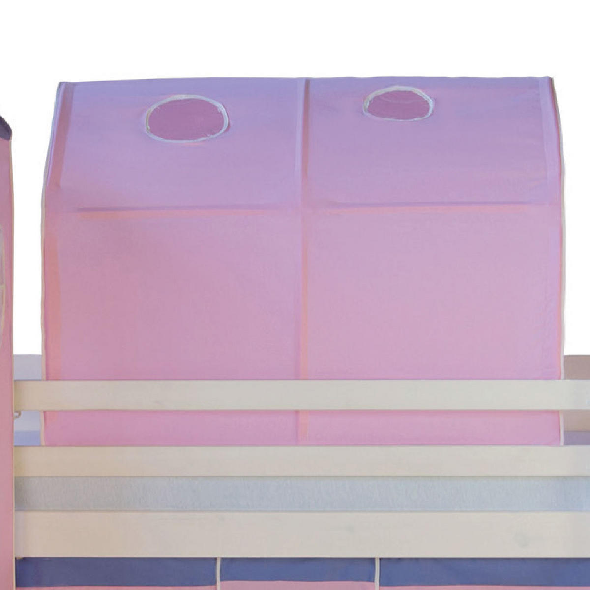 TUNNELSET für Hochbett 90 cm Rosa - Rosa, Textil (90/70/100cm) - Homestyle4u