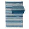 OUTDOOR-TEPPICH Siena handgewebt 200/300 cm - Petrol, Kunststoff (200/300cm) - benuta Nest