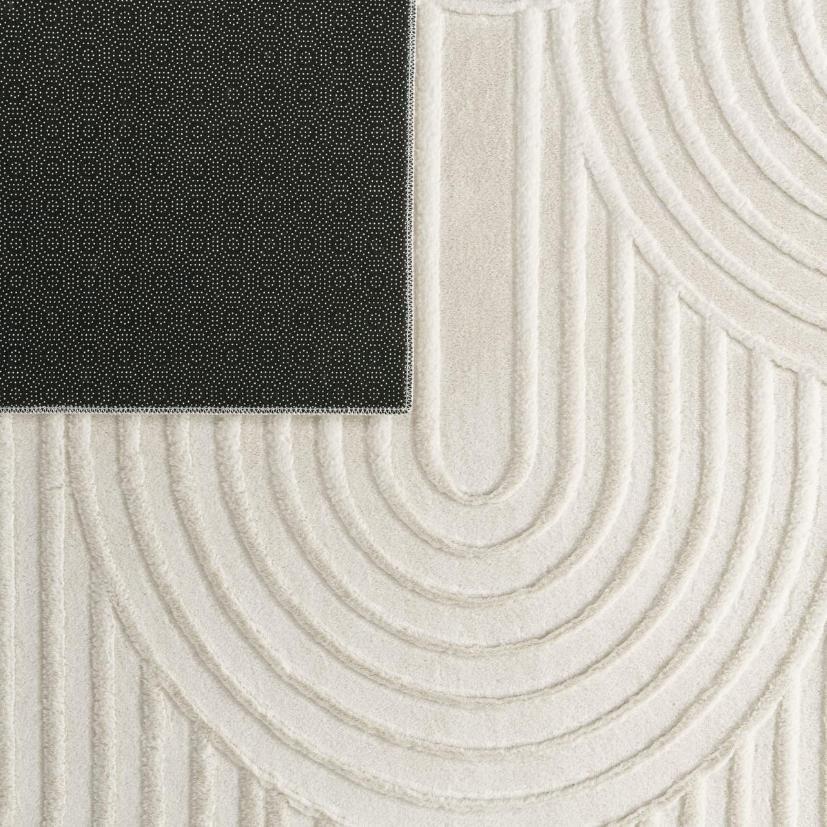 FLACHWEBETEPPICH Boho Creme 80 x 150 cm - Creme, Kunststoff (80/150cm) - TT Home