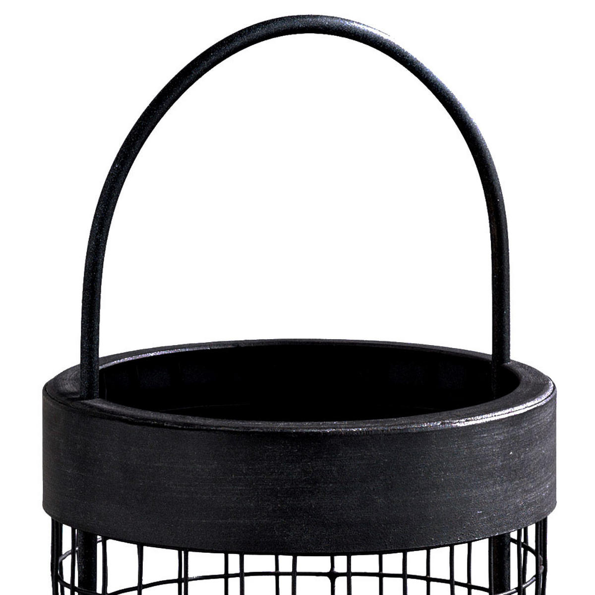 LED TISCHLEUCHTE Tiana Schwarz Gitteroptik - Schwarz, Metall (18/18/44cm)