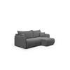 ECKSOFA Calgary - Dunkelgrau, Holzwerkstoff/Textil (207/148cm) - Fun Möbel