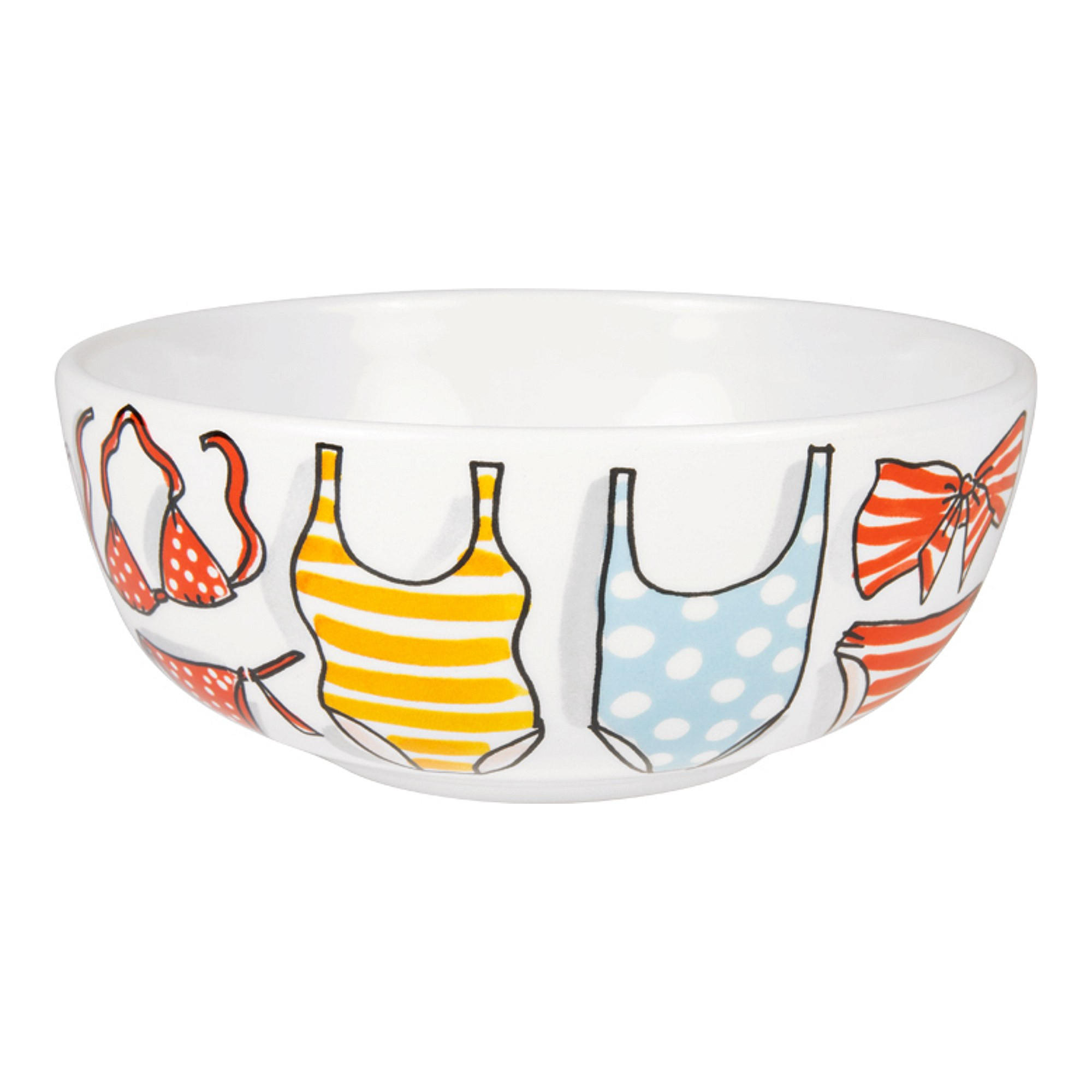 SCHALE Bikini in Bunt - 15cm - Multicolor, Keramik (15.5/6.7/15.5cm) - Blond Amsterdam