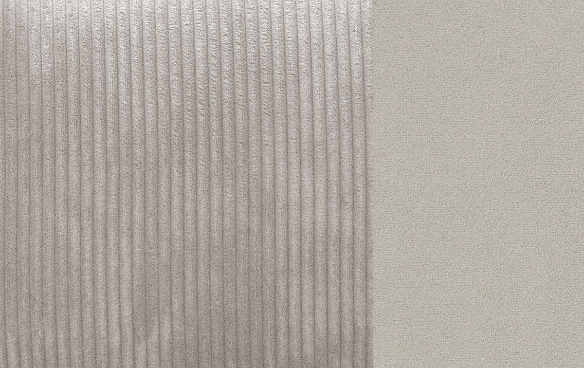 ECKSOFA TAUER 3-Sitzer, weiß - Schwarz/Weiß, Holzwerkstoff/Kunststoff (173/206cm) - Courtois Laville
