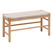 SITZBANK Seil Braun - Braun, Holz (91/45.5/35cm) - Nordlys