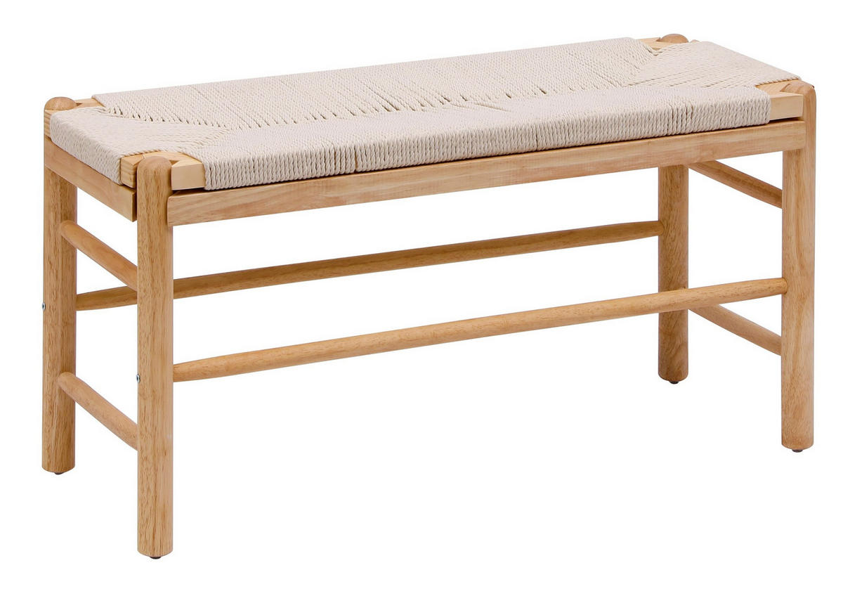 SITZBANK Seil Braun - Braun, Holz (91/45.5/35cm) - Nordlys