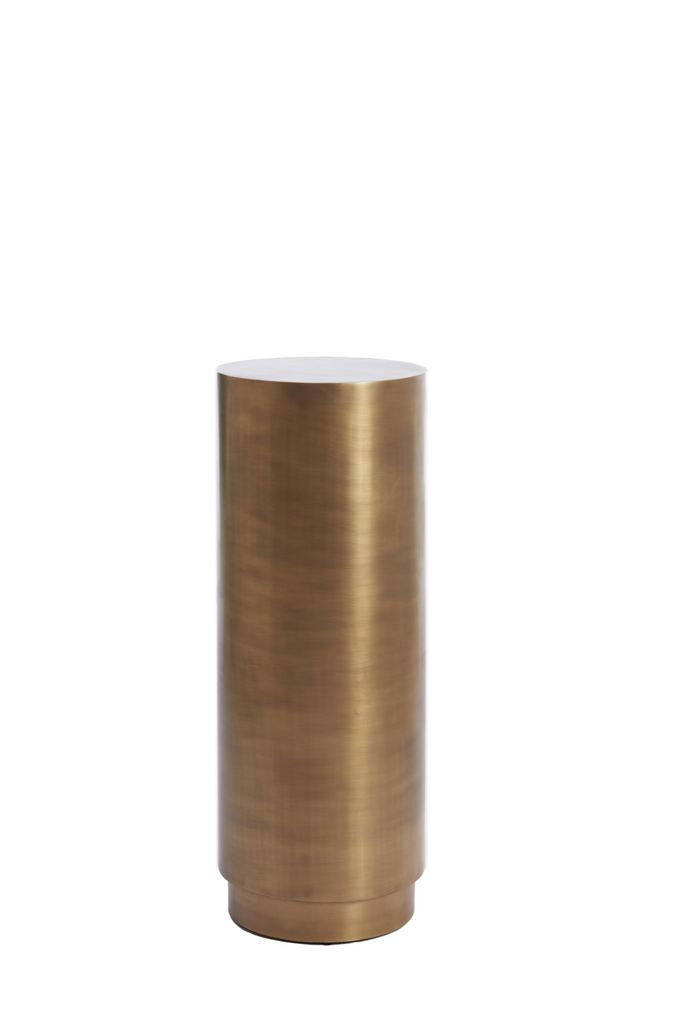 SÄULE Alarios Bronze Ø30/80 cm - Bronzefarben, Metall (30/30/80cm) - Light & Living