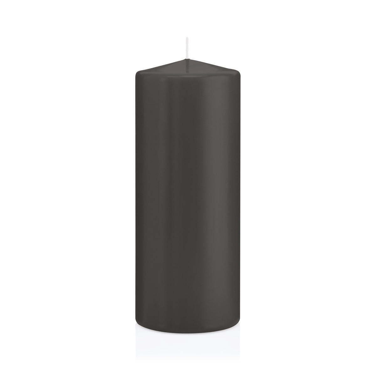 Wiedemann Kerzen Stumpenkerzen Grau 20 cm