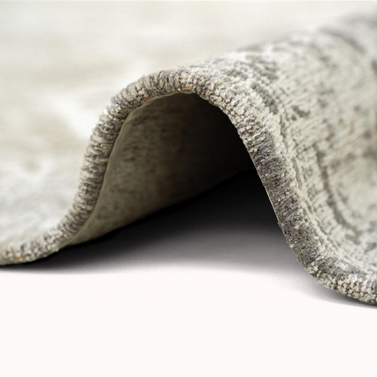 TEPPICH Suede Antiquarian Tabriz 140/200 cm - Grau, Kunststoff/Textil (140/200cm) - Louis De Poortere