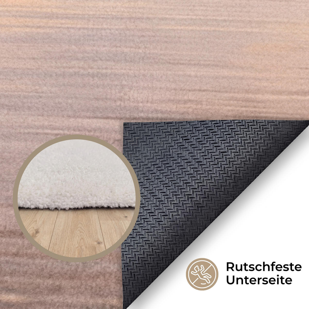 KOBERCE - Pláž - Príboj - Oblaky - 140x200 cm - svetloružová, textil/plast (140/0.4cm) - OnlyWow