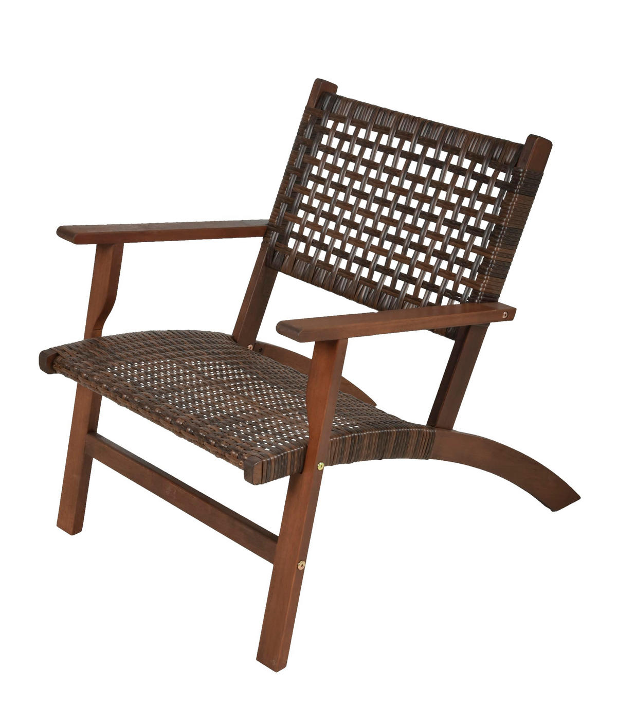 BALKONMÖBEL-SET Amira Dunkelbraun Gartenmöbel-Set - Dunkelbraun, Holz - DELUKE