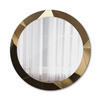 SPIEGEL Ø80 cm Rund mit Aufdruck - Beige, Glas (80/80/0.4cm) - TULUP