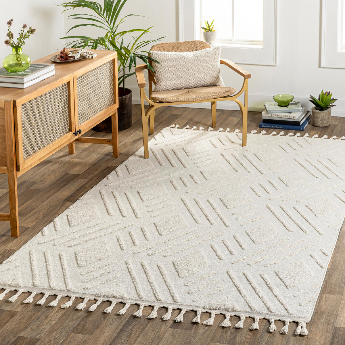 KURZFLORTEPPICH 160/213 cm Beige - Beige, Naturmaterialien/Textil (160/213cm) - LIVABLISS