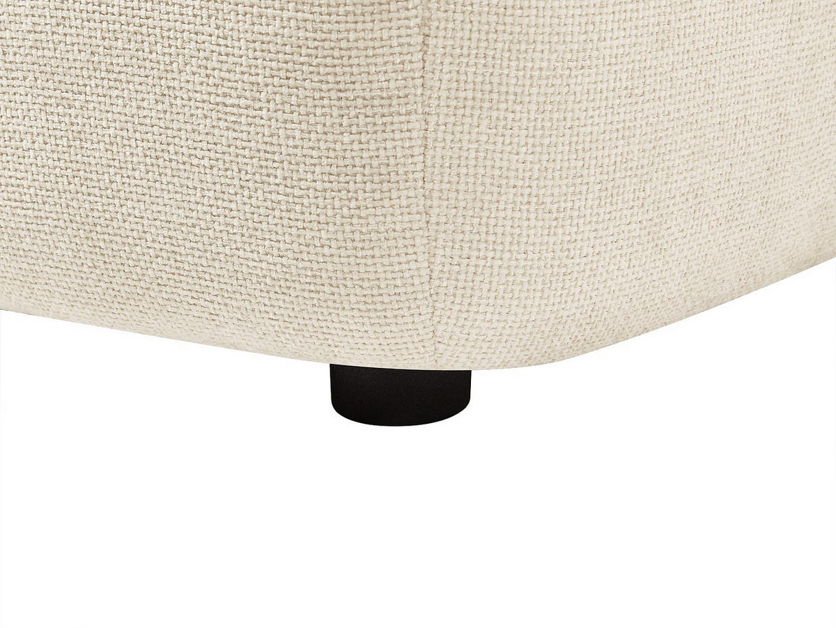 SITZHOCKER - 1 -Sitzer - Polyester - beige - APOLIU - Beige, Textil (72/45/109cm) - Vente-Unique