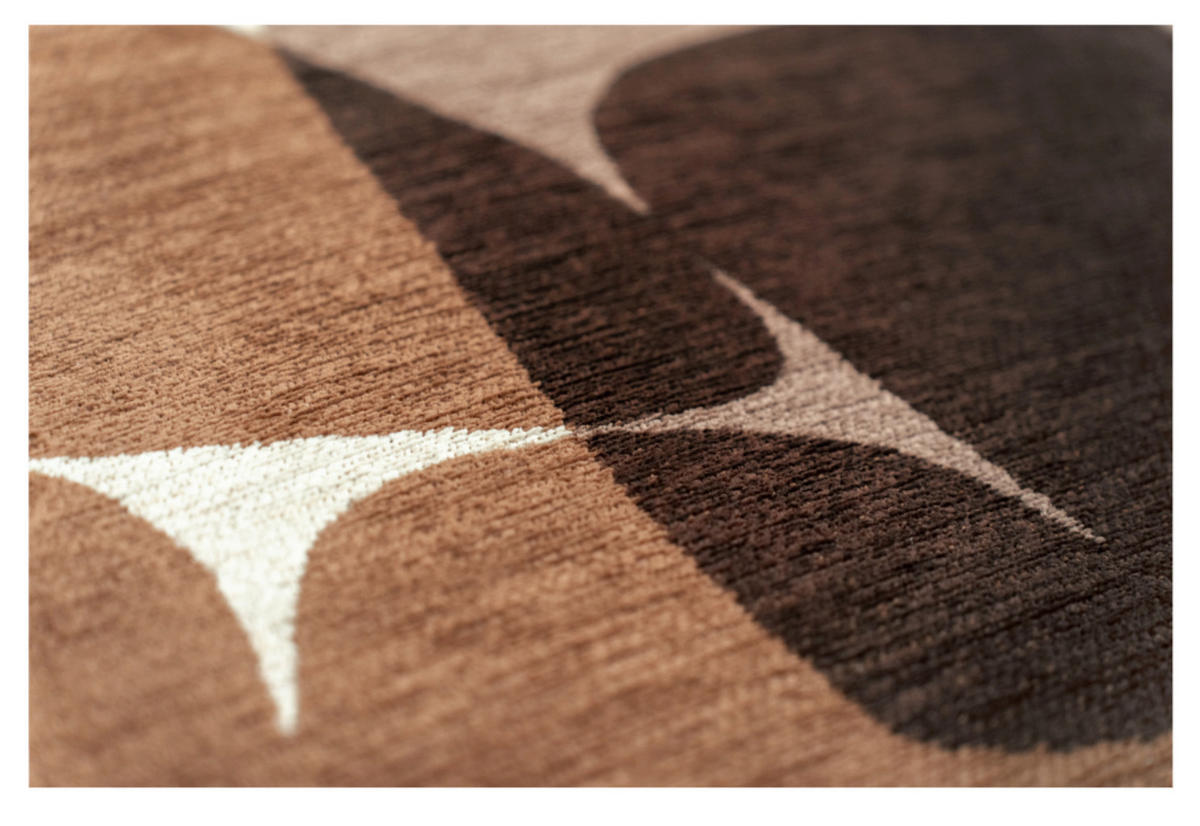 TEPPICH modern Flachgewebe ROCKY Braun 140 x 200 cm - Braun, Textil (140/200cm) - Novatrend