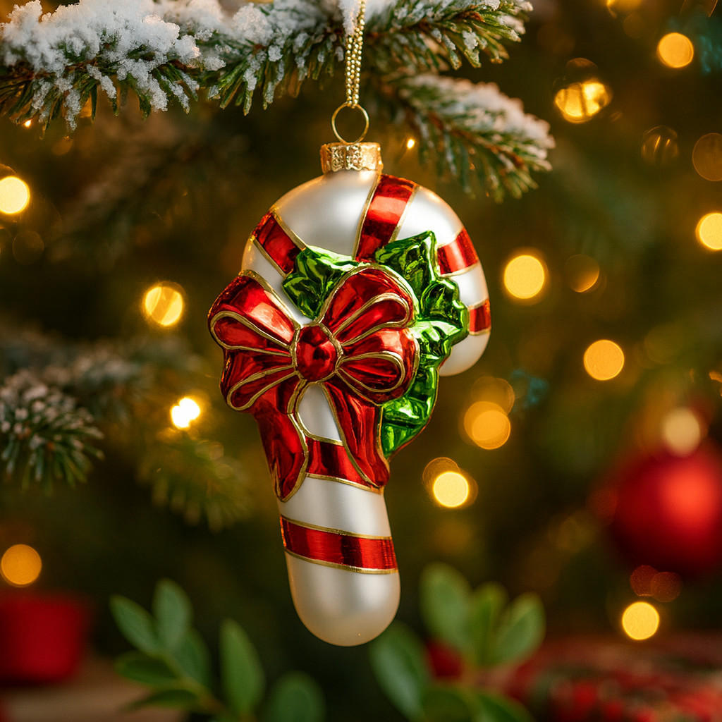 GLASKUGEL Xmasscano, Rot, 7 x 3.3 x 12 cm, Dekorative Weihnachtsdeko - Rot, Glas (3.3/7/12cm) - home&you