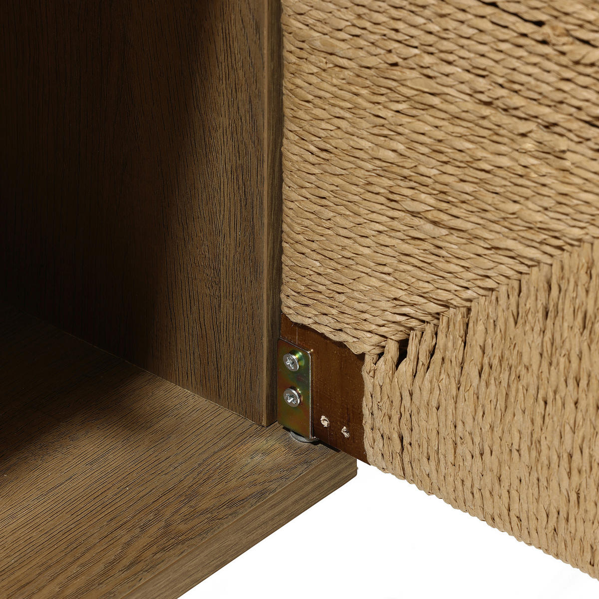 LEITERREGAL mit 2 Türen, Holz | B80 x T43,9 x H180 cm - Braun, Holzwerkstoff (80/180/43.9cm) - Hometopia