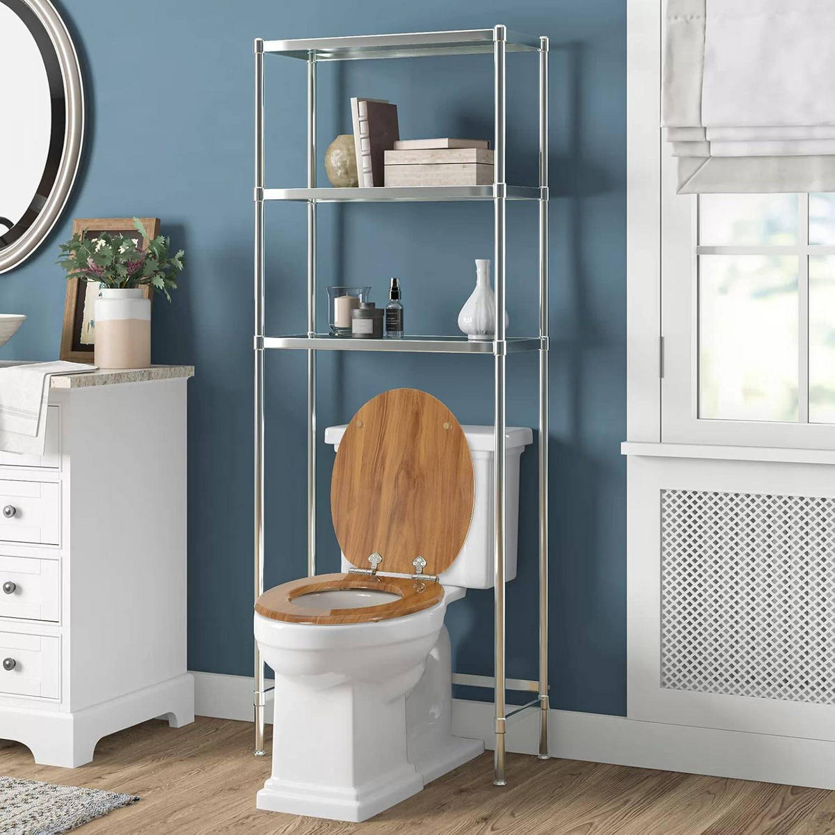 WC SITZ mit Absenkautomatik, MDF Holzkern, Antibakteriell - Braun, Holzwerkstoff (37/2.51/43cm) - Woltu