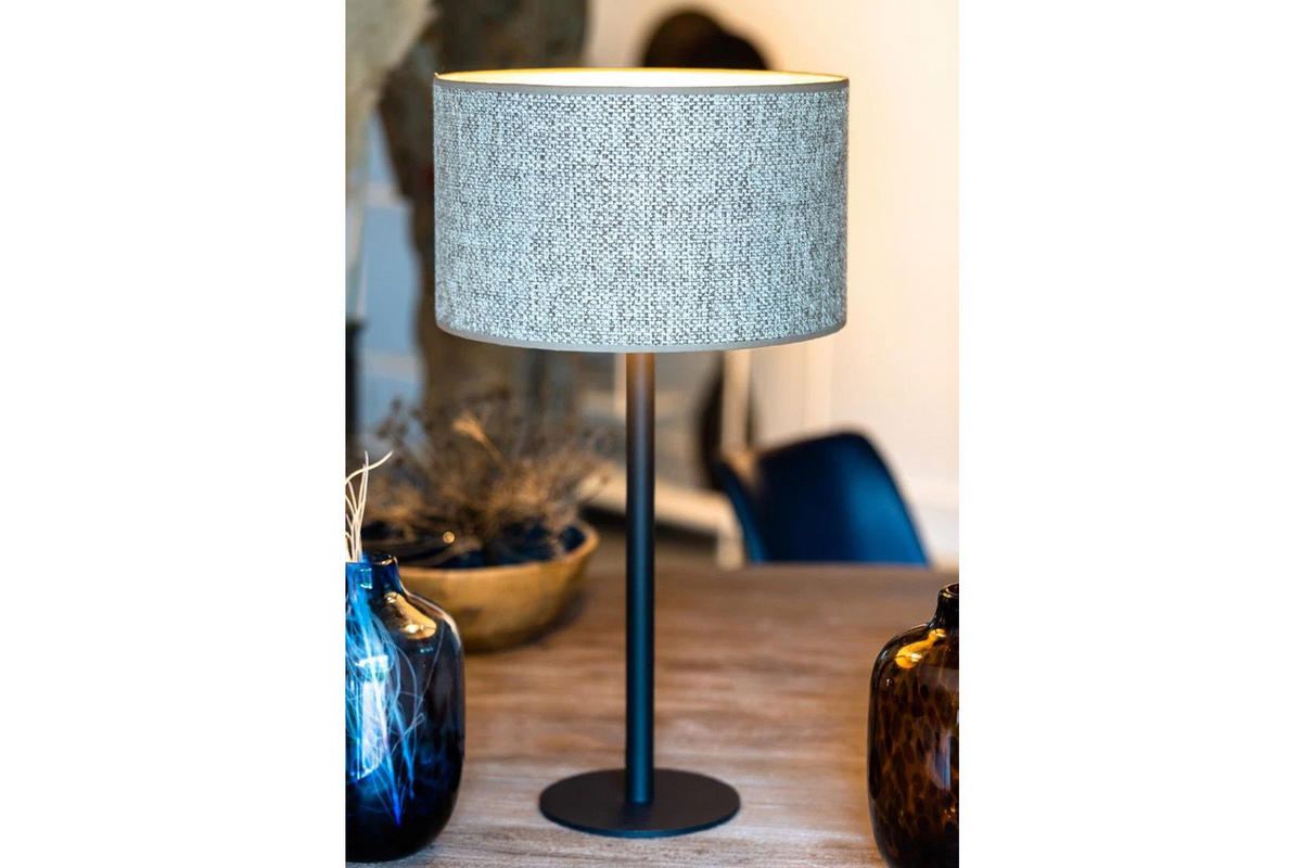 LAMPENFUSS RODRIGO Ø18x37,5 cm, Schwarz, Metall - Schwarz, Metall (18/18/37.5cm) - Light & Living