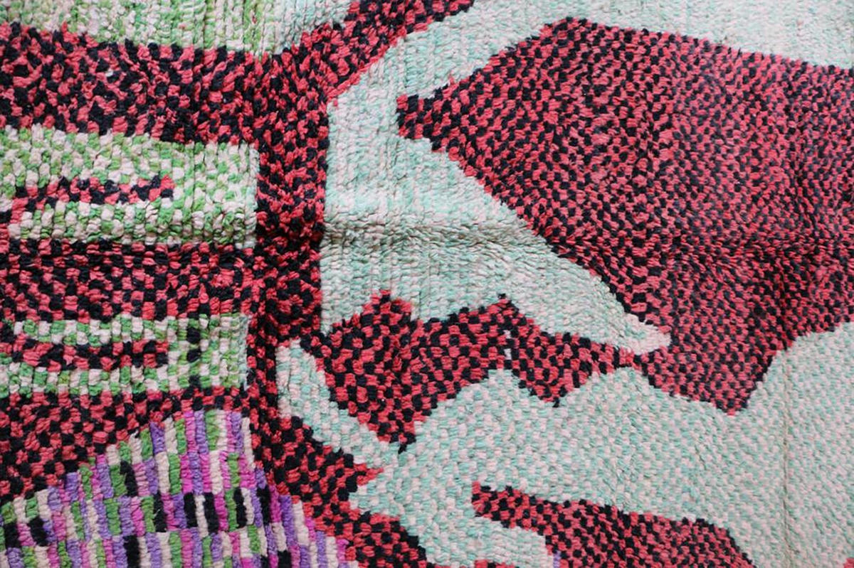 BERBERTEPPICH aus Marokko aus reiner Wolle 200x 300 cm - Multicolor, Naturmaterialien (200/300cm) - AFK Living
