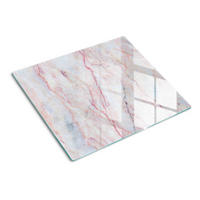 GLASPLATTE 60x52 cm Marmor - Beige, Glas (60/0.4/52cm) - TULUP