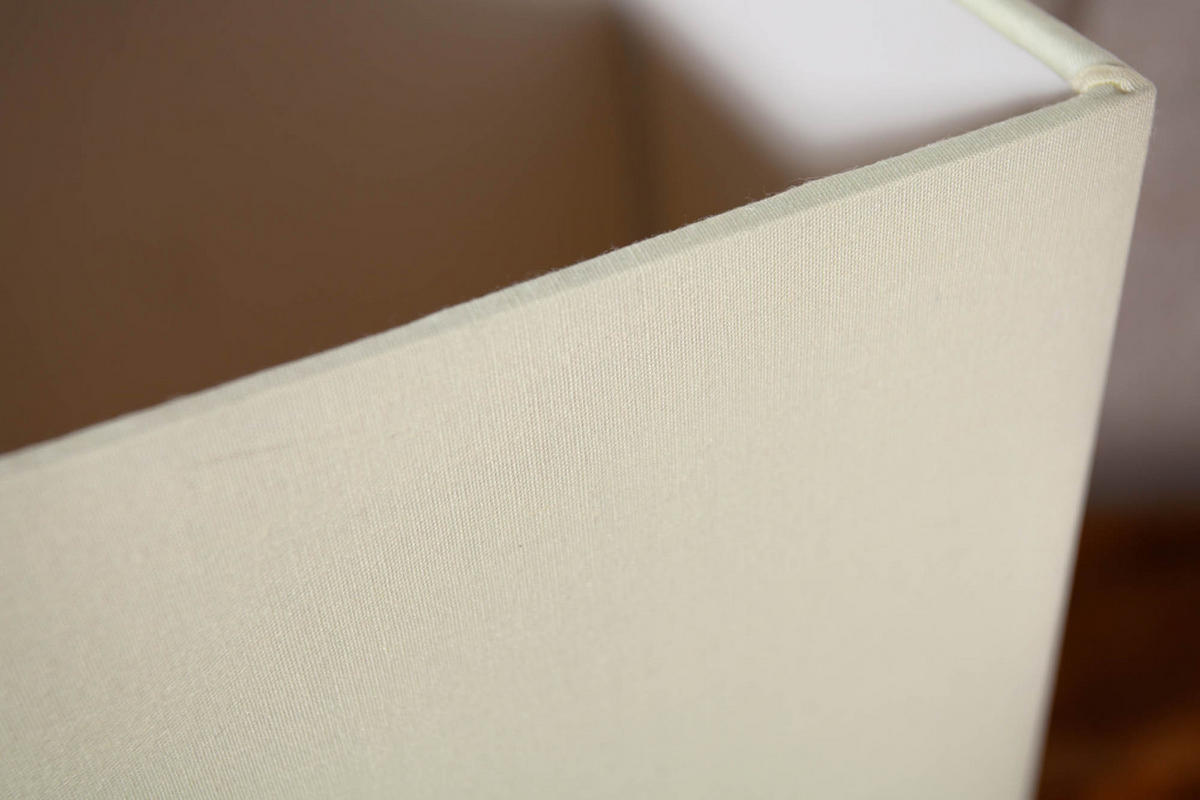 TISCHLEUCHTE EUPHORIA Treibholz Beige 45 cm - Beige/Naturfarben, Holz/Textil (15/15/45cm) - riess-ambiente