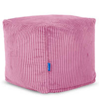 SITZWÜRFEL Cubo Cord rosa - Rosa, Textil (40/40/40cm) - Bruni