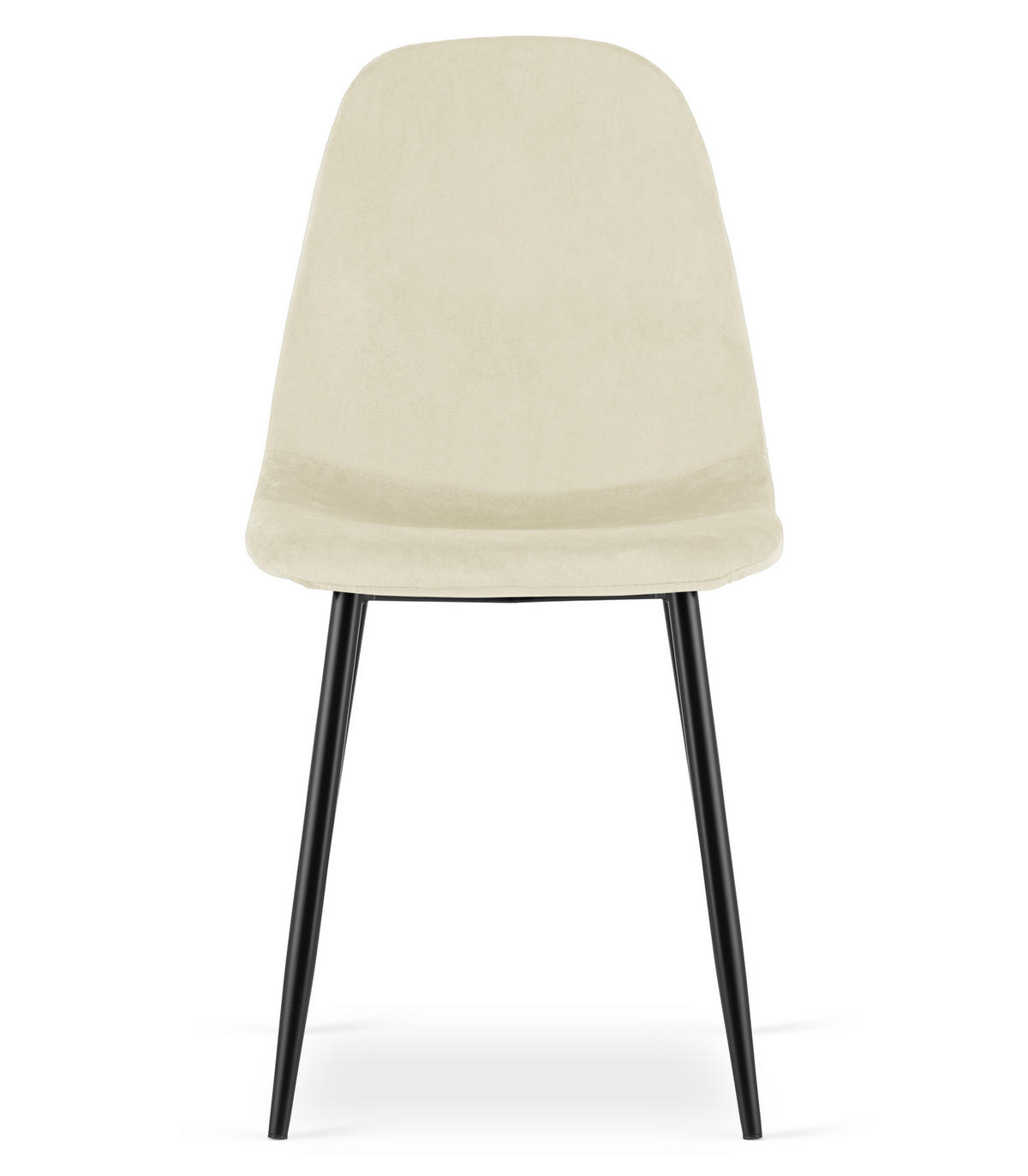 ESSZIMMERSTUHL 3-er Set COMO beiger Sitz - Beige, Textil (44.5/87.5/50.5cm) - Valora