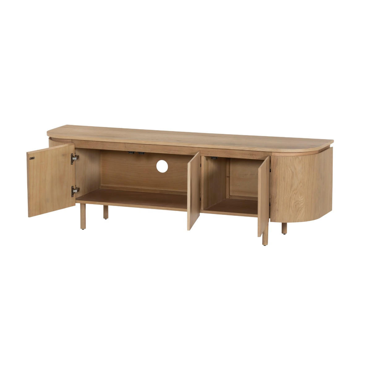 TV-MÖBEL Tobago Braun 43/170/56 cm - Braun, Holz (170/56/43cm) - Livingfurn