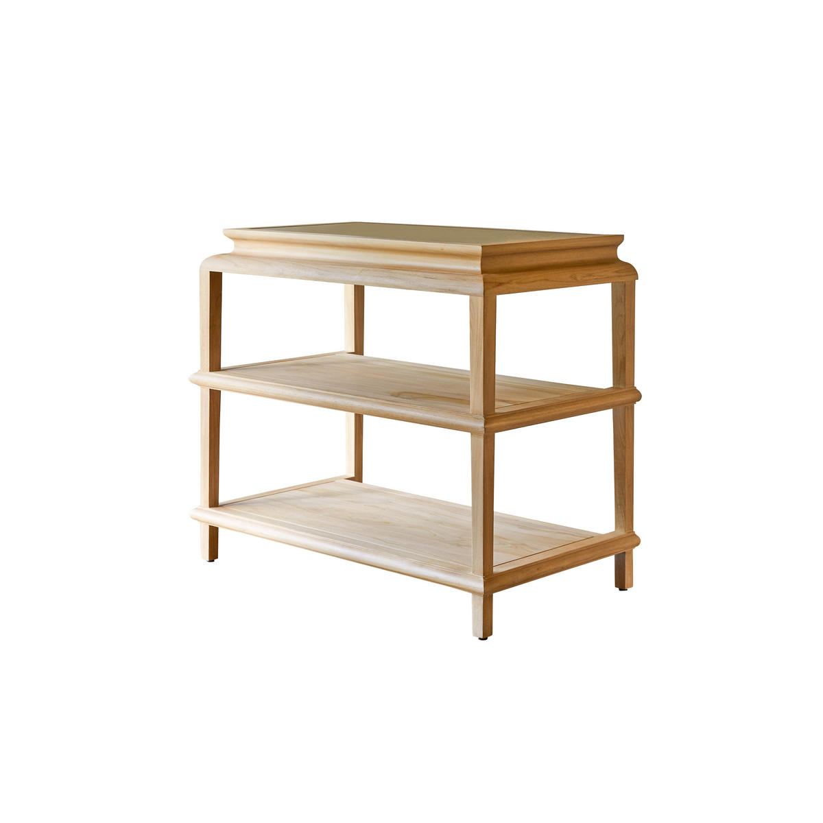 WASCHTISCHUNTERSCHRANK Achille Natur aus Teak - Naturfarben, Holz (94/80/55cm) - Tikamoon