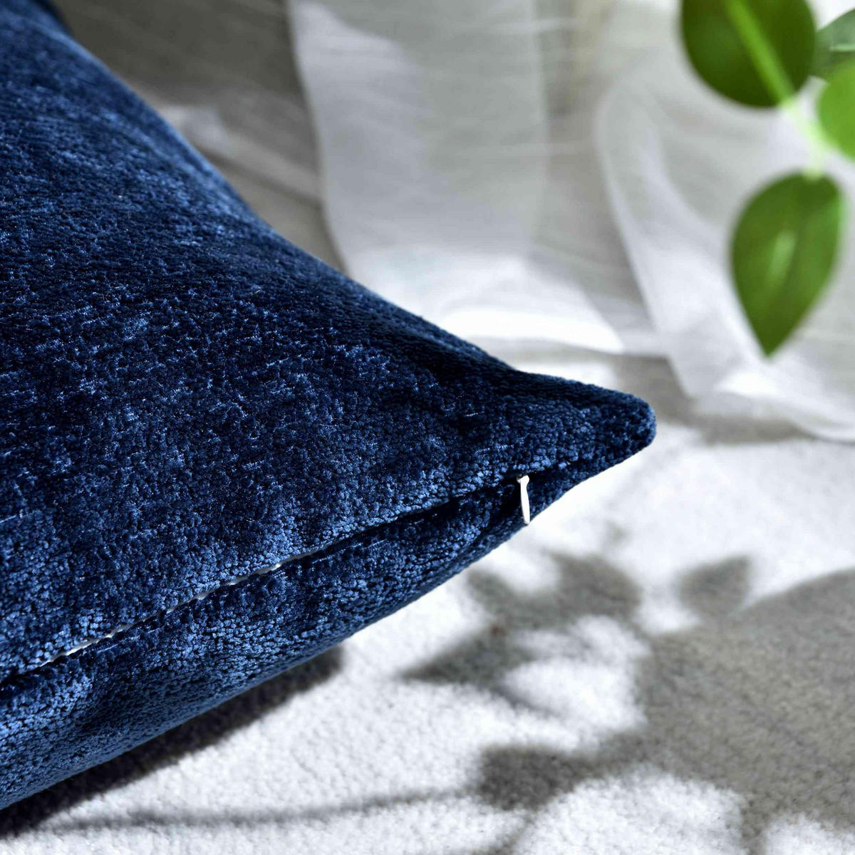 DEKOKISSEN »Nürnberg« HxB 45x45 cm Blau - Blau, Textil (45/45cm) - Gardinenbox