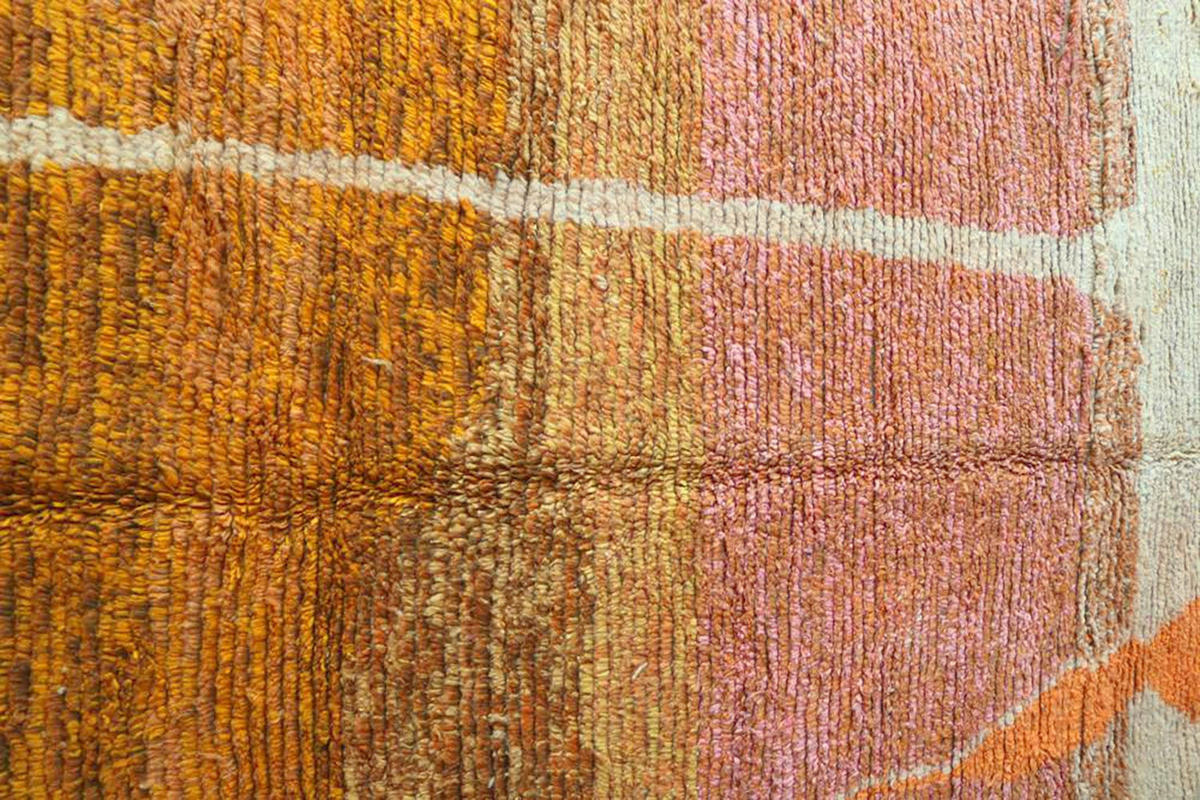 BERBERTEPPICH Boujad 200x 300 cm - Gelb, Naturmaterialien (200/300cm) - AFK Living