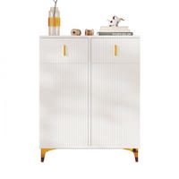 SIDEBOARD Weiß, Strukturfront, Golddekor, Schubladen - Weiß, Holz (83/101/35cm)