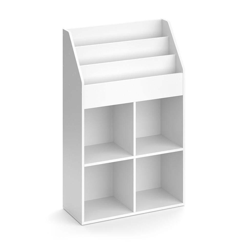 BÜCHERREGAL Luigi Weiß 72 x 114.2 cm - Weiß, Holzwerkstoff (72/114.2/31.2cm) - Vicco