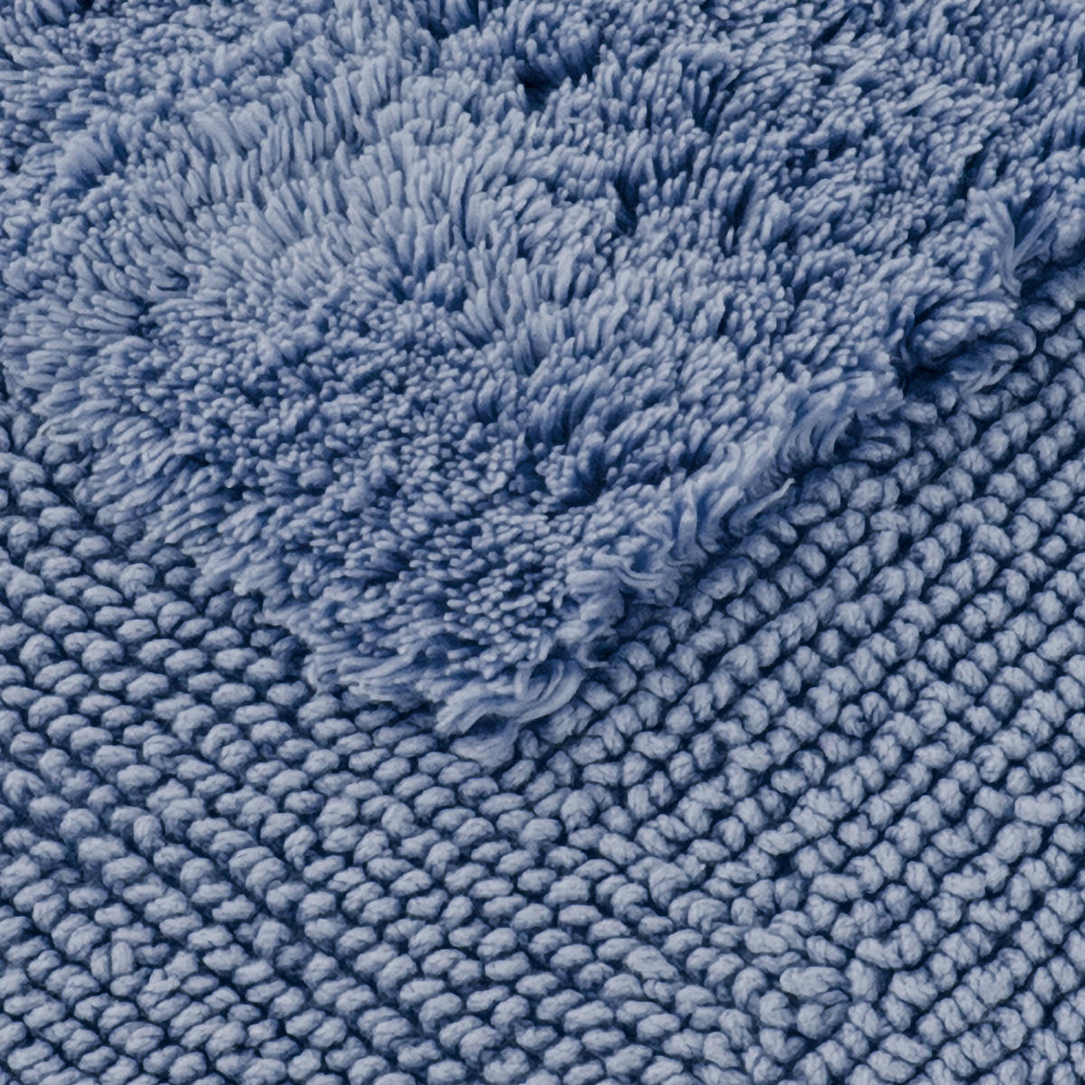 BADEMATTE DOUBLEFACE - Blau, Textil (60/100cm) - MÖVE