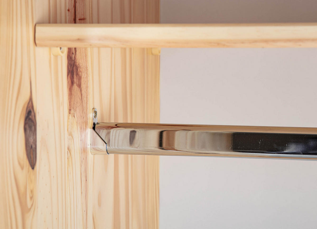 KLEIDERSCHRANK natur - Braun, Holzwerkstoff (104/180/56cm) - ebuy24