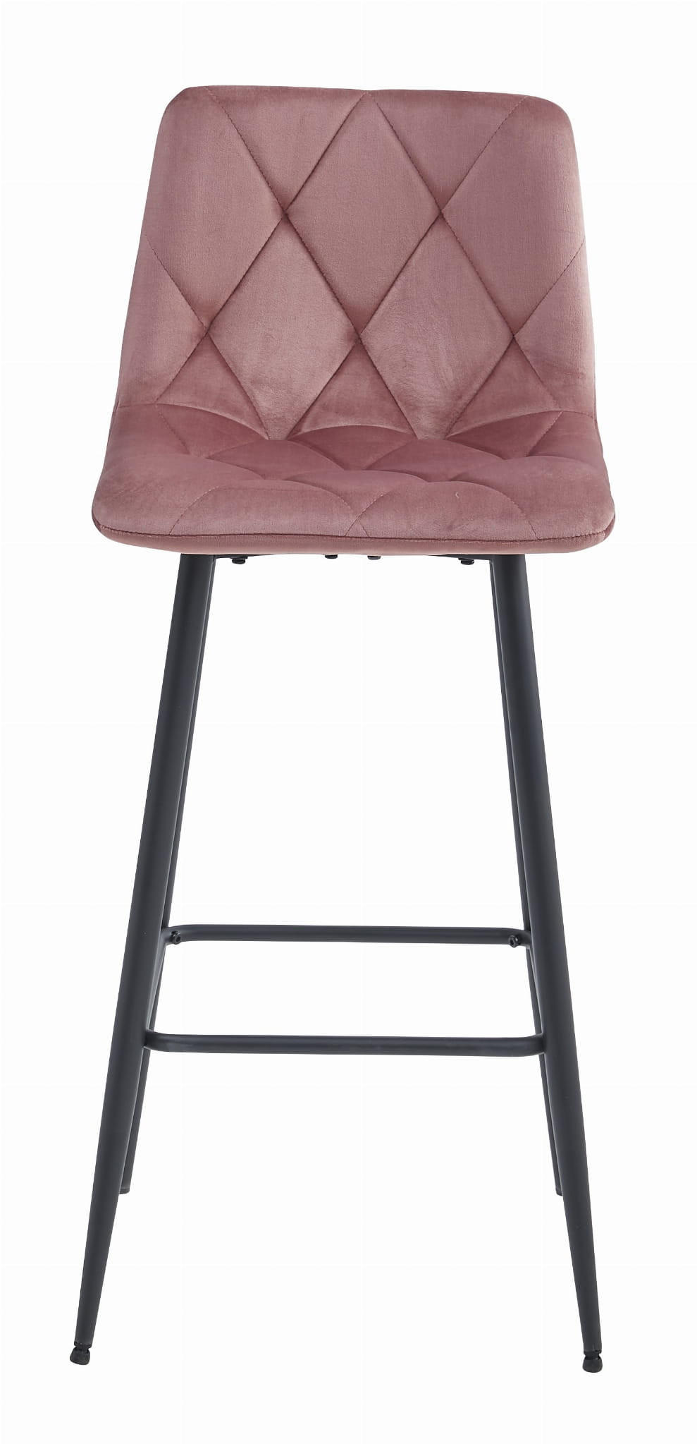 Thumbnail - Valora Barhocker, Dunkelrosa, Textil, 1-Sitzer, 43.5x104x32.5 cm, Esszimmer, Barmöbel, Barhocker