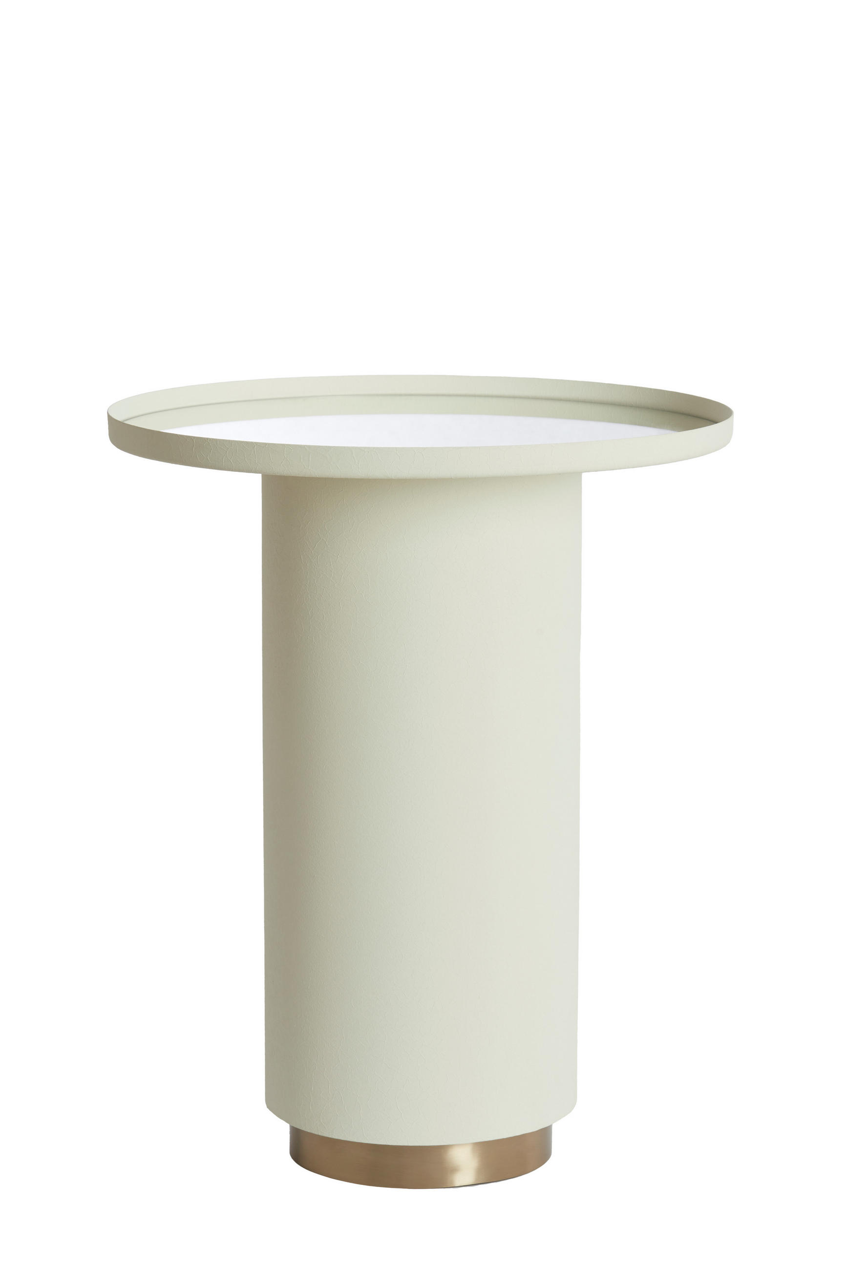 BEISTELLTISCH Fatima Weiß 46/46/56 cm - Weiß, Metall (46/46/56cm) - Light & Living